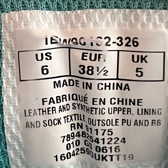 Ewing 33 Hi-top Suede Tiffany Blue size 6M - Picture 4 of 5